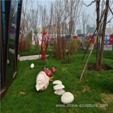 Simulation Fiberglass outdoor decoration sculpture--Shell sculpture